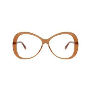 Chloé Round-Frame Bio Acetate Optical Frames Orange Womens